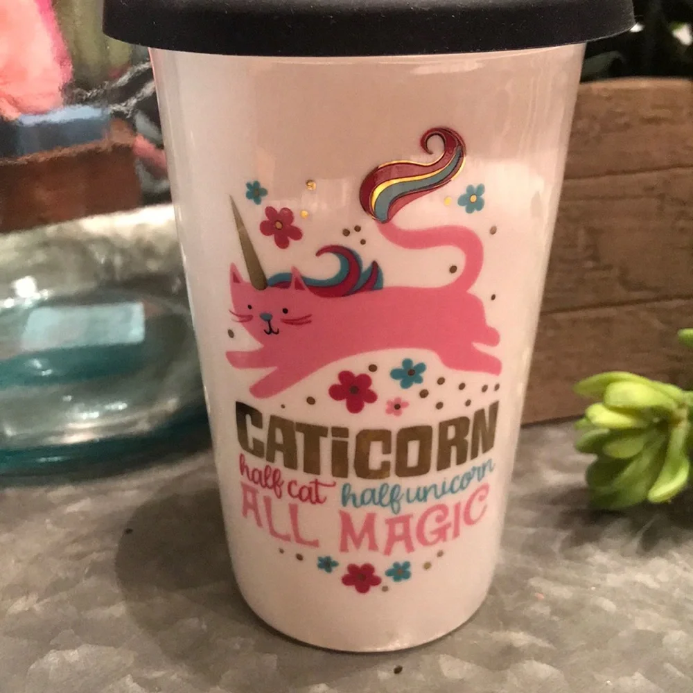 Francesca’s + Natural Life Caticorn Travel Mug